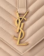 YSL College Medium in Quilted Leather - Image 7
